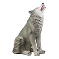 thumbnail image 2 of Large Howling Wolf Statue 18"H Mysterious Cries Of The Night Wolf Totem Spirit, 2 of 6