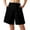 Black, variant on Dress Shorts for Women, Audhol Womens Casual Solid Elegant Zipper Waist Suit Shorts Pants Elastic Waist Side Pockets Business Shorts Womens Shorts Dressy Casual Pink XL