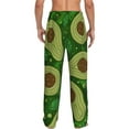 thumbnail image 3 of Goofa Big Colorful Avocados Printed Soft Pajama Pants for Men, Wide Leg Comfy Casual Lounge Yoga Pants-X-Large, 3 of 9