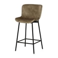 thumbnail image 1 of MUNDO IN MUEBLES Banco 2026 Domino Café | Banco Alto con Asiento Tapizado en Tela Café | Estructura Metálica Resistente y Estable | Asiento Acolchado Ergonómico, 1 of 8