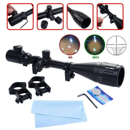 Hunting Red Green Mil-Dot Optical Scope 6-24x50AOEG Gun Rifle (Best Entry Level Hunting Rifle)