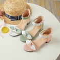 thumbnail image 5 of MZXELPRJD Little Girl Sandals Size 13 Girls Wedge Sandals Toddler Slippers Size 8 Crib Shoes Girls Girl Shoes Size 1 Infant Shoes Kids White 10-10.5 Years, 5 of 6