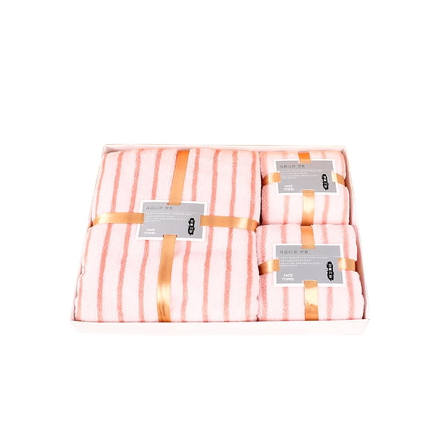 Yhmxh Decoración del baño Juego de toallas de lino suave de 3 piezas: 1 toalla de baño, 1 toalla de manos y 1 toallita. Toallas de baño para adultos, muy absorbentes.
