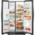 thumbnail image 4 of Whirlpool Wrs321sdh 33" Wide 21.4 Cu. Ft. Side By Side Refrigerator - Black, 4 of 8