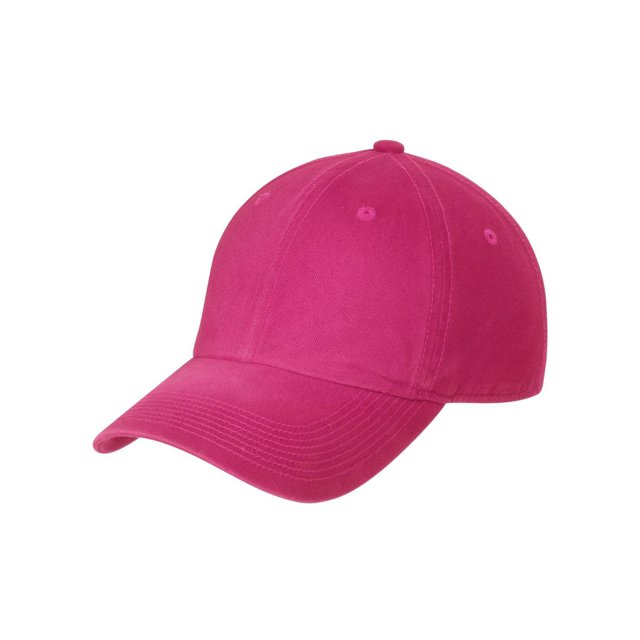 Top Headwear Spray Wash Hook & Loop Cap - Pink Raspberry