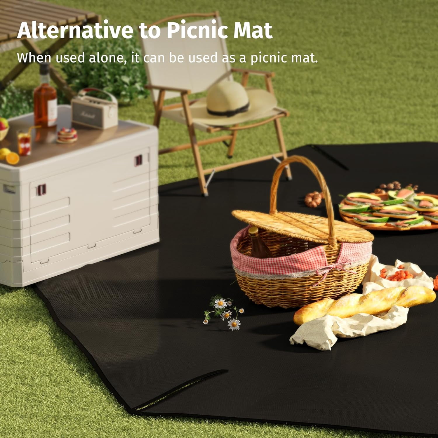 EAST OAK Floor Mat for Screen House, 12x12 ft
