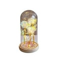 thumbnail image 2 of Multi-Stem Preserved Light-Up Rose in Glass/ Dome | Colorful Eternal Rainbow Rose Night Light | Romantic Gift for Mom, Wife, Her | Valentineâs Day, Anniversary, Birthday Decor, 2 of 3