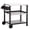 Black 292, variant on Portable Propane Gas Grill with Foldable Legs, 2 Burner BBQ for Camping and Backyard, Light Grey Steel Tabletop Grill with Thermometer