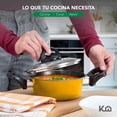 thumbnail image 3 of Cacerolas Antiadherentes con Tapa de Acero de Carbono Kingshouse, Ollas para Cocinar Hervir Guisar multicolor 10, 3 of 6