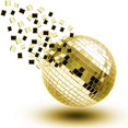 thumbnail image 5 of Roll of 4 self-adhesive mosaic tiles, square glass mosaic tiles in gold (gold, 5 x 5 mm), 5 of 5