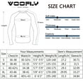 thumbnail image 7 of Men's UPF 50+ Sun Protection Hoodie Shirt Long Sleeve Outdoor UV Hiking Shirts Lightweight Running Tops Black S, 7 of 7