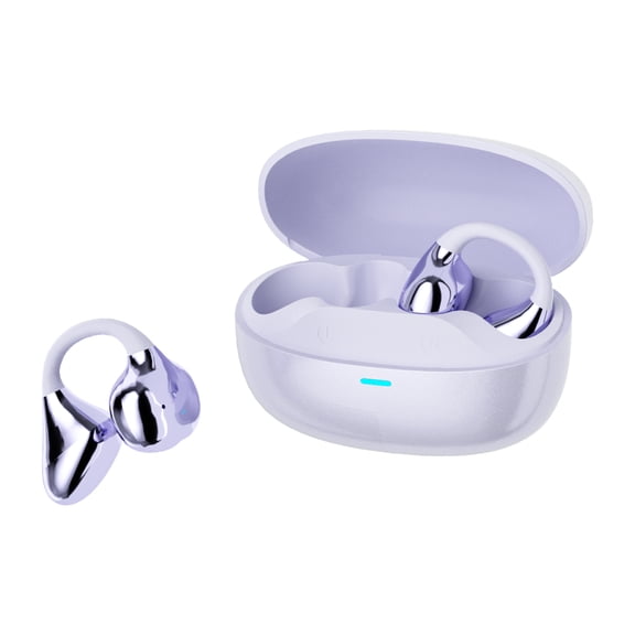 TANALAZ Open Ear Earbuds i50, Wireless Bluetooth 6.0 Clip-On Earbuds with ENC Noise Cancelliing, IPX5 Waterproof, 36H Long Playtime, Crystal Clear Calls, Secure Fit for Sports/Running/Work/Gym
