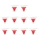 thumbnail image 1 of Embudos plegables de silicona, 10 unidades, telescópicos, de mango largo, para transferir líquidos en la cocina y el hogar (color aleatorio)., 1 of 6