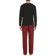 thumbnail image 7 of Purcoar Mens Pajamas Set Sleepwear Loungewear Pj Sets Plaid Pants with Tops, 7 of 7