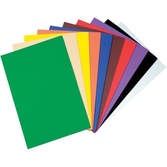 Pacon CK-4318-3 Large Creativity Street Wonderfoam, Assorted Color - 10 Per Sheets - Pack of 3