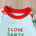 thumbnail image 4 of Conjunto de ropa de invierno para bebés, Papá Noel, disfraz de Navidad para bebés, pijamas, ropa de casa, ropa para niños pequeños, traje para niños, 4 of 4