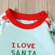 thumbnail image 4 of Conjunto de ropa de invierno para bebés, Papá Noel, disfraz de Navidad para bebés, pijamas, ropa de casa, ropa para niños pequeños, traje para niños, 4 of 4