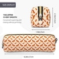 thumbnail image 3 of Fotbe Hot Dog 2 Estuche para Lápices de Cuero con Estampado, Estuche con Cremallera Resistente, Organizador Compacto y Elegante para Papelería, 3 of 7