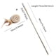 thumbnail image 2 of Juguete interactivo para gatos con plumas y palo de madera. Estimula los instintos naturales., 2 of 3