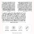 thumbnail image 4 of Art Black and White Pattern Satin Pillowcase 20''x30'' Double-Sided Print Soft Wrinkle Resistant, 4 of 9