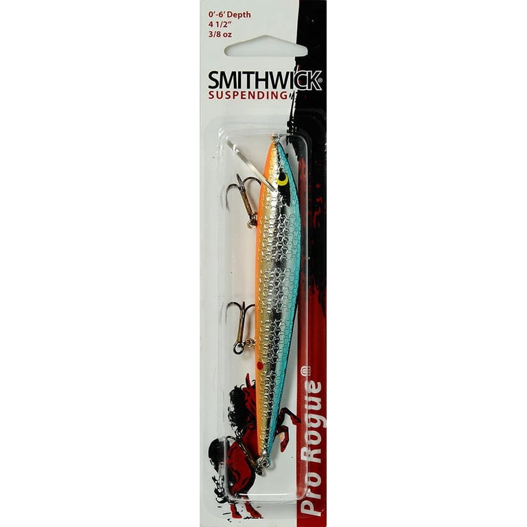 Smithwick Suspending Rattlin' Rogue Jerkbait Chrome Blue Back