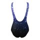 thumbnail image 4 of Gibobby Traje de baño de una pieza 2023 Traje de baño de 1 pieza para mujer Traje de baño de playa para mujer Tie Dyed 3D Impreso Verano europeo y americ(Azul,XL), 4 of 5