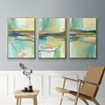 thumbnail image 5 of Radiant Horizon I - Framed Premium Gallery Wrapped Canvas L Frame 3 Piece Set - Ready to Hang, 5 of 9