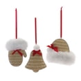 thumbnail image 2 of Melrose International Cozy Mitten Hat and Bell Ornament (Set of 12), 2 of 5