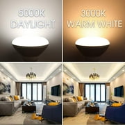 ENERGETIC [Energy Star] Dimmable Indoor LED Flood Light Bulbs BR30, 65W Equivalent, CRI 80, Daylight 5000K, UL Listed, 6 Pack