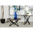 thumbnail image 3 of Zack Round End Table Smokey Grey and Black, 3 of 3