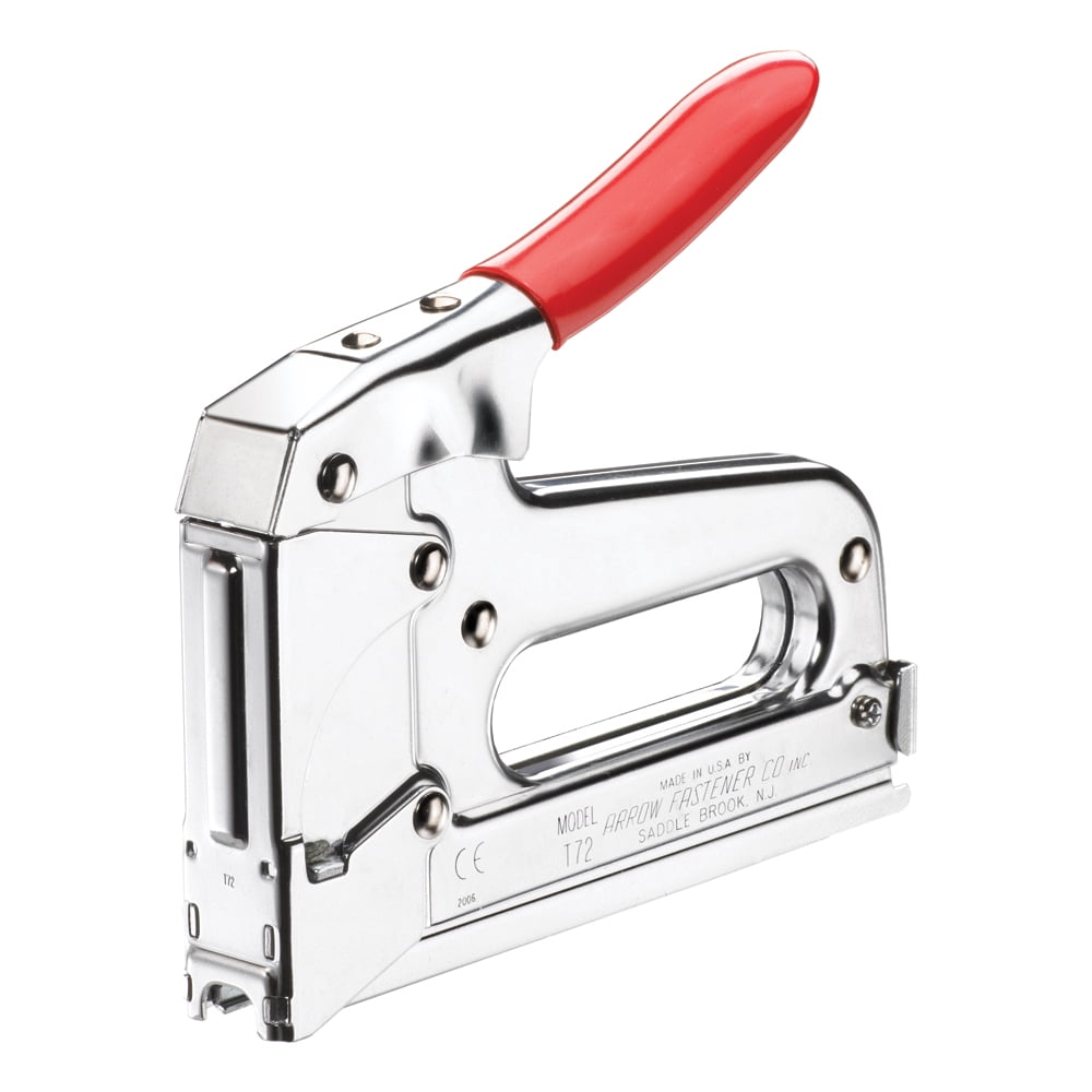 Arrow Fastener Heavy Duty 3/4 in. Wide Crown Wire Stapler Silver