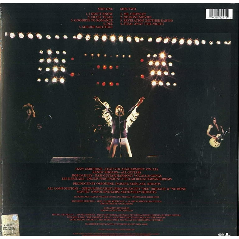 Ozzy Osbourne - Blizzard Of Ozz [Limited Silver With Red Swirl