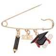 thumbnail image 3 of Broche con forma de birrete de graduación para estudiantes. Pin de solapa para birrete de graduación. Pin metálico de graduación. Insignia de graduación. Pin para ropa. Broche para bolsos y chaquetas., 3 of 7