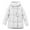 White, variant on HCURIBAD Womens Coats, Mid Length Packable Down Padded Jacket Womens Winter Thick Warm Loose Cotton Jacket, Packable Puffer Jacket Women, Womens Winter Jacket, Down Jacket Women