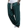 thumbnail image 2 of Elvqul Mens Jooger Joggers with Pockets Elastic Waist Atheletic Pants Solid Workout Outdoor Relaxed Fit Pants for Men Drawstring, 2 of 6