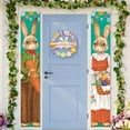 thumbnail image 4 of JoyMoreHome Easter Wreath Decorations for Front Door Outdoor, Wooden Easter Door Hanging Decor Flowers Egg Spring Wreaths with Happy Bunny Welcome Sign for Porch Wall Room Farmhouse, 4 of 7
