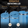 thumbnail image 6 of MARAZONE Leakproof 40 oz Stainless Steel Insulated Travel Mug, Cup for Coffee, Water, Tea and Smoothie, Sky Blue, 6 of 8