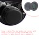 thumbnail image 5 of Inteprter 2 uds. Cojín para auriculares aislamiento de ruido transpirable montado en la cabeza almohadillas para los oídos para juegos reemplazo de la Relojes inteligentes Verde, 5 of 6