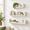 1.white, variant on White Floating Shelves Set Of 3 Solid Wood Wall Mounted