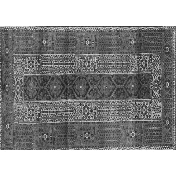 Ahgly Company Indoor Rectangle Persian Gray Traditional Area Rugs, 6' x 9'