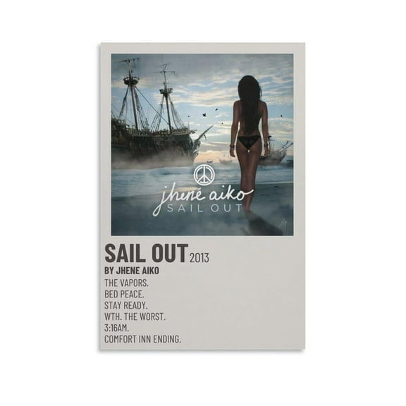 Jhene Aiko Sail Out 4 Canvas Poster Bedroom Decoration Landscape Office Valentine's Birthday Gift