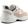 thumbnail image 3 of Guess Masla Women's Lace Up 4G Peony Logo Print Trainers In Rose Size 6.5, 3 of 6