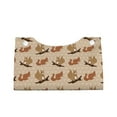 thumbnail image 2 of Goofa Cartoon Squirrel Pattern Triangle Square Tissue Box Cover, Modern PVC Leathe Facial Paper Holder,Decorative Holder/Organizer for Bathroom Vanity Countertop, 2 of 9