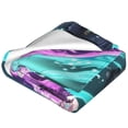 thumbnail image 3 of Jujutsu Anime Kaise Blanket Soft Cozy Fleece Throw Blanket Lightweight Warm Fuzzy Flannel Blankets and Throws for Couch Sofa Bed 40"x30", 3 of 8