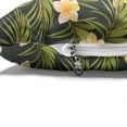 thumbnail image 4 of Floral Pet Bed, Composition of Palm Leaves and Tropical Flowers, Chew Resistant Pad for Dogs and Cats Cushion with Removable Cover, 24" x 39", Olive Green Peach, by Ambesonne, 4 of 4