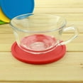 thumbnail image 4 of Coaster Classic Style Silicone Drink Coasters Red Table Placemats Mug Cup for 8 Pcs, 4 of 4