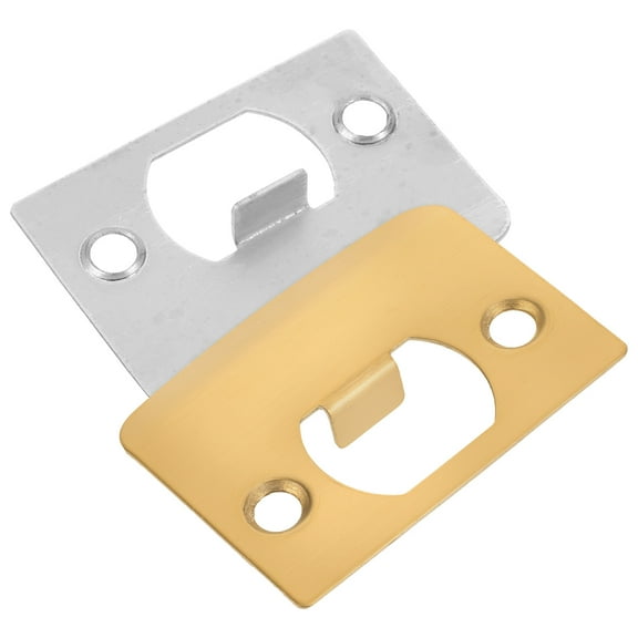WASHWEPE 2Pcs Reliable Performance Door Striker Plate for Office Use Security Door Strike Plate