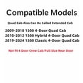 thumbnail image 4 of Driver Left Side Rear Door Window Door Glass Compatible with Dodge Ram Pickup 1500 4 Door Quad Cab 2009-2018 Models & 1500 Classic 4 Door Quad Cab 2019-2024 Models, 4 of 6
