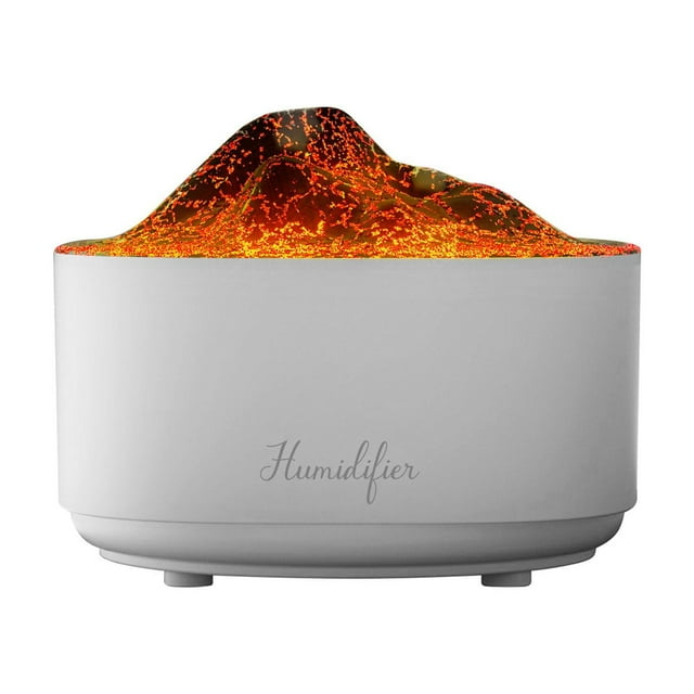 Nilvkv New Home 1.5L Volcano Aromatherapy Machine Multi-Function Flame Humidifier Large Capacity Large Fogs Volume Diffuser