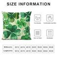 thumbnail image 5 of Nawypu St Patricks Day Decorative Throw Pillow Covers Lucky Clover Shamrock Stripe Cushion Case Decor, Beer Hat Gold Coin Decoration for Sofa Couch, 5 of 5